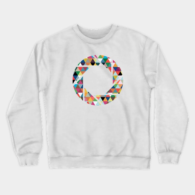 colorful aperture Crewneck Sweatshirt by PhotoPunk